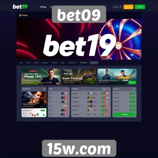 interface do site bet09 é otimizada